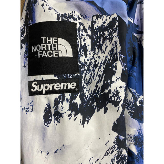 付属品完備！　Supreme TNF マウンテンパーカー　雪山