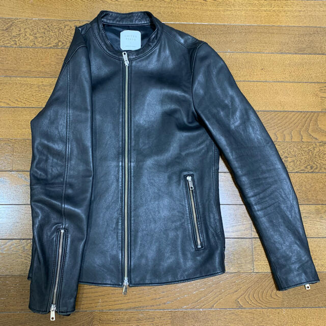 UNITED ARROWS(ユナイテッドアローズ)のライダース　レザージャケット　ユナイテッドトウキョウ メンズのジャケット/アウター(ライダースジャケット)の商品写真