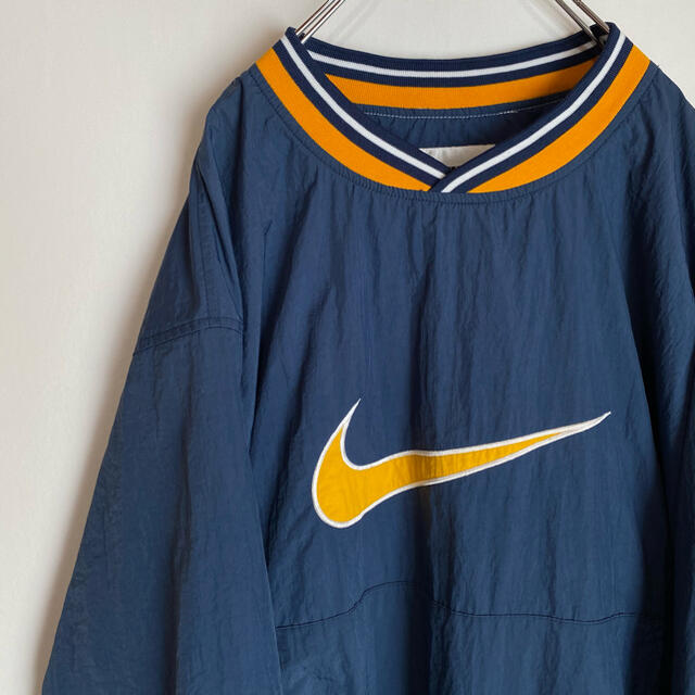 ナイキ　ナイロン　プルオーバー 銀タグ　スウッシュ　 NIKE 90s