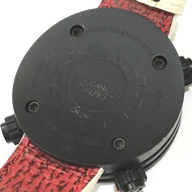 メカニケ・ヴェローチ MECCANICHE VELOCI エボリューション48 ブレンボ クアトロヴァルヴォレ 自動巻き 腕時計 チタニウム ブラック