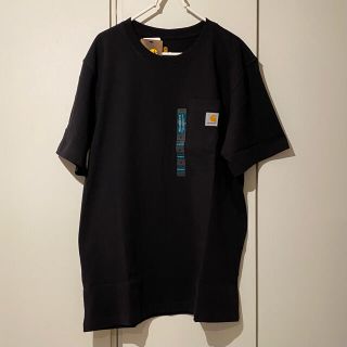 カーハート(carhartt)の新品 Carhartt カーハート 半袖 ポケットTシャ ブラック 黒(Tシャツ/カットソー(半袖/袖なし))