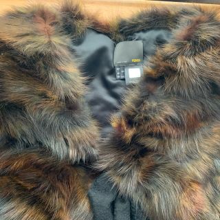 フェンディ(FENDI)のFENDI⭐︎ロシアンセーブル⭐︎キャンディストール⭐︎カシミア(毛皮/ファーコート)