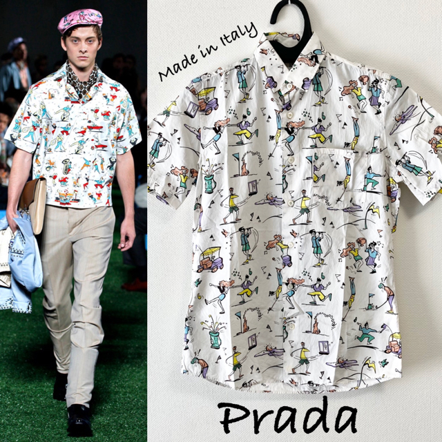 PRADA(プラダ)の▶︎popojpn2000様用 2012.13 SS■PRADA/ 半袖シャツ メンズのトップス(シャツ)の商品写真