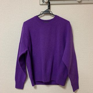 ユニクロ(UNIQLO)のユニクロ　プレミアムラムクルーネックセーター(ニット/セーター)