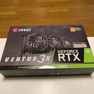 MSI GeForce RTX 3080 VENTUS 3X 10G OC 新品(PCパーツ)