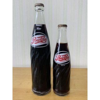 ★希少★ 『ペプシコーラ 500ml&236ml』 中身入り 未開封 瓶 2本 ★希少★ 『ペプシコーラ 500ml&236ml』 中身入り 未開封 瓶 2本