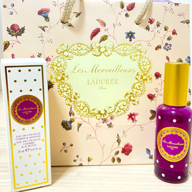 Les Merveilleuses LADUREE(レメルヴェイユーズラデュレ)のLADUREE オー デ コロン チェリー ＆ アーモンド コスメ/美容の香水(香水(女性用))の商品写真