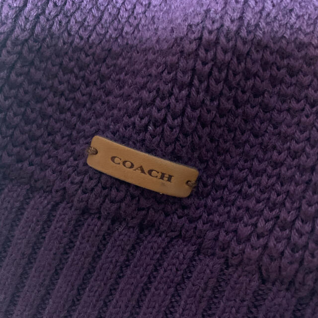 COACH(コーチ)の●【COACH コーチ】ニット帽子 レディースの帽子(ニット帽/ビーニー)の商品写真