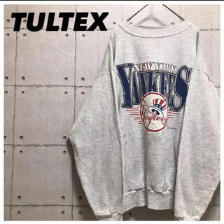 TULTEX•スウェット•90s•ニューヨークヤンキース•プリント•XL(スウェット)