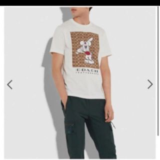 コーチ(COACH)のコーチ　日本限定ベースボールミッキーマウスシグネチャーＴシャツ(Tシャツ/カットソー(半袖/袖なし))