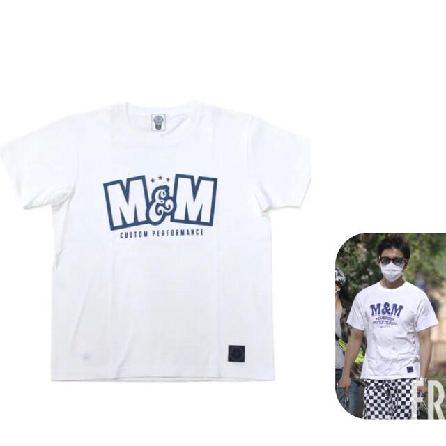 M&M(エムアンドエム)のM&M　エムアンドエム　Tシャツ　Mサイズ メンズのトップス(Tシャツ/カットソー(半袖/袖なし))の商品写真