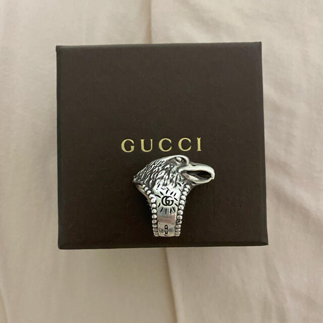2022年春の Gucci アンガーフォレスト　イーグルヘッド　リング  新品　GUCCI - リング(指輪)