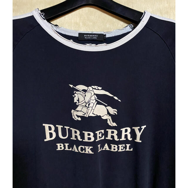 BURBERRY BLACK LABEL(バーバリーブラックレーベル)のBurberry ビッグロゴTシャツ　8周年記念限定tシャツ メンズのトップス(Tシャツ/カットソー(半袖/袖なし))の商品写真