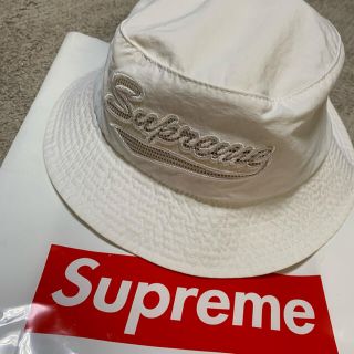 シュプリーム(Supreme)のsupreme バケットハット 白(ハット)