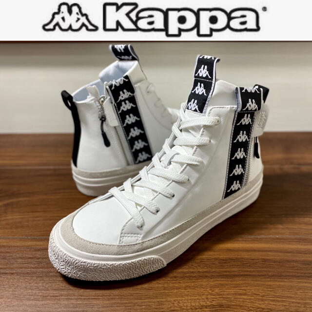 Kappa(カッパ)のKappa サイドZIPスニーカー ハイカット メンズ 27cm 新品 メンズの靴/シューズ(スニーカー)の商品写真