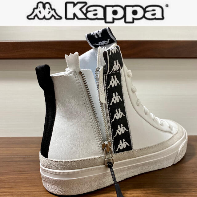 Kappa(カッパ)のKappa サイドZIPスニーカー ハイカット メンズ 27cm 新品 メンズの靴/シューズ(スニーカー)の商品写真
