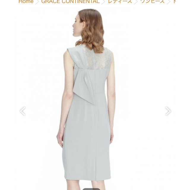 GRACE CONTINENTAL(グレースコンチネンタル)のドレス レディースのフォーマル/ドレス(ミディアムドレス)の商品写真