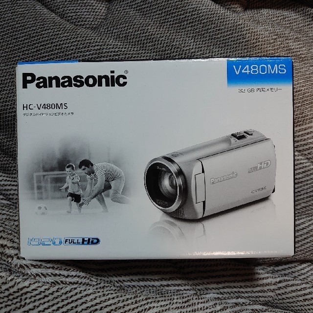 パナソニック HDビデオカメラ HC-V480MS-wスマホ/家電/カメラ