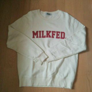 ミルクフェド(MILKFED.)のロゴスウェット！お値下げ10日まで(トレーナー/スウェット)