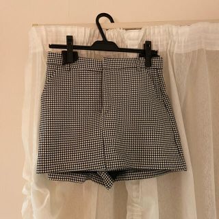ザラ(ZARA)のZARA千鳥柄スカート風ショートパンツ(ミニスカート)