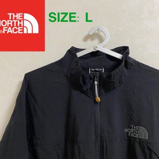 ザノースフェイス(THE NORTH FACE)の大人気　ノースフェイス　ナイロンジャケット　ウィンドブレーカー　L ブラック(ナイロンジャケット)