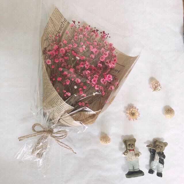 春らしい桜色 かすみ草のドライフラワーブーケ スワッグの通販 By おはなshop ラクマ 春らしい桜色 かすみ草のドライフラワーブーケ スワッグの通販 By おはなshop ラクマ