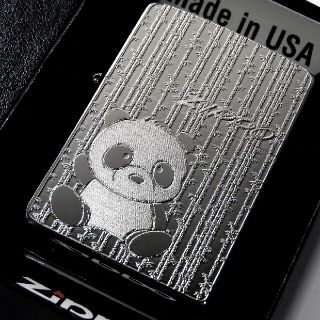 ジッポー(ZIPPO)の(送料込み)ZIPPO●パンダ●シルバープレート◇新品◇ジッポ(タバコグッズ)