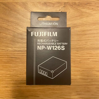 フジフイルム(富士フイルム)の新品未使用 NP-W126S 富士フィルム 純正バッテリー　X-S10(バッテリー/充電器)