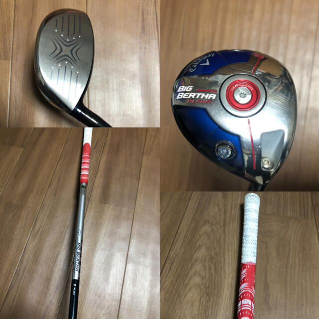 Callaway(キャロウェイ)のCallaway BIG BERTHA ALPHA3本セット 1W 3W 5W スポーツ/アウトドアのゴルフ(クラブ)の商品写真