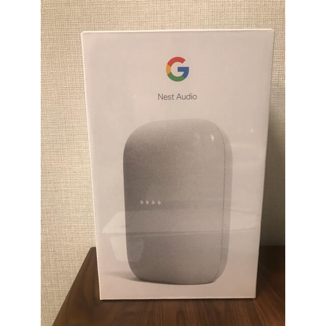 Google(グーグル)の新品未開封　Google Nest audio チョーク スマホ/家電/カメラのオーディオ機器(スピーカー)の商品写真