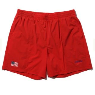 ビームス(BEAMS)のBEAMS 別注 Speedo Drake ショーツ RED L(ショートパンツ)