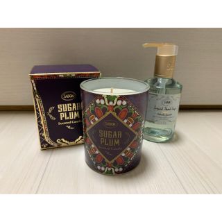 サボン(SABON)のSABON サボン　キャンドルシュガープラム&ハンドソープジャスミン(キャンドル)