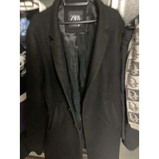 ザラ(ZARA)の最安値！ZARA コート 黒 XLサイズ(チェスターコート)