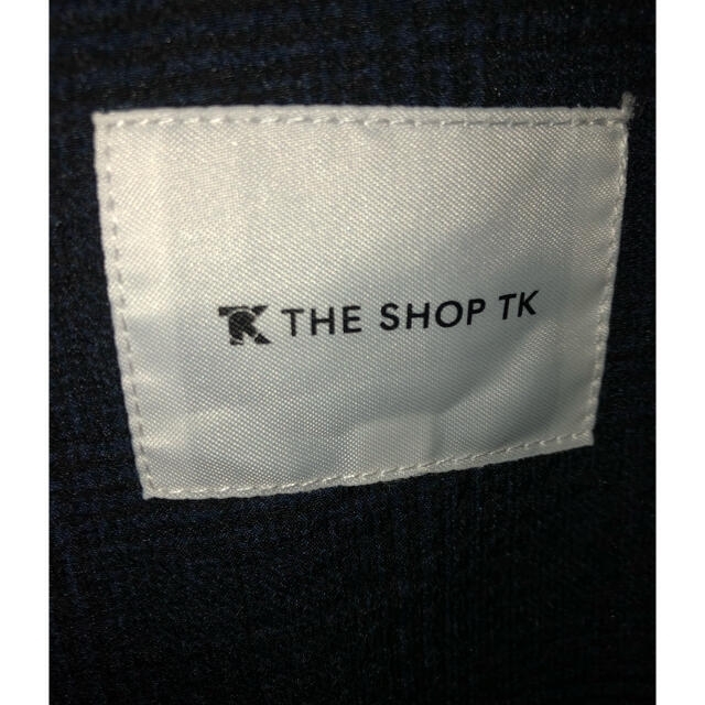 【ージャケッ】 THE SHOP TK - The Shop TK サッカージャケットの通販 by Style K｜ザショップティーケーならラクマ ェックのオ