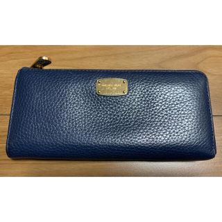 マイケルコース(Michael Kors)のマイケルコース　長財布　紺色(長財布)