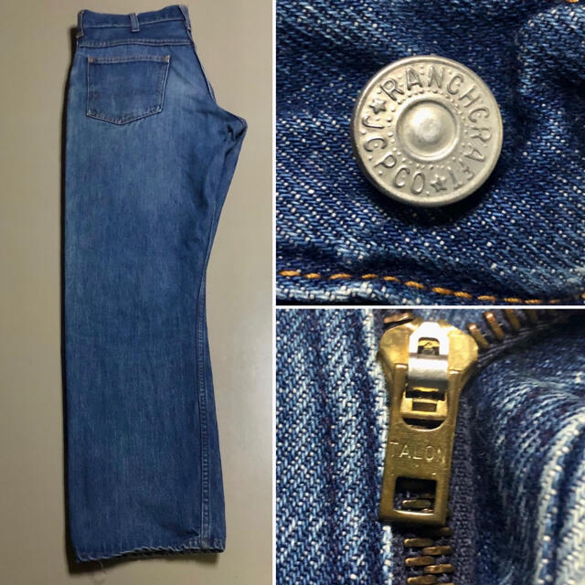 60s Penneys RANCHCRAFT  Denim Pants W34