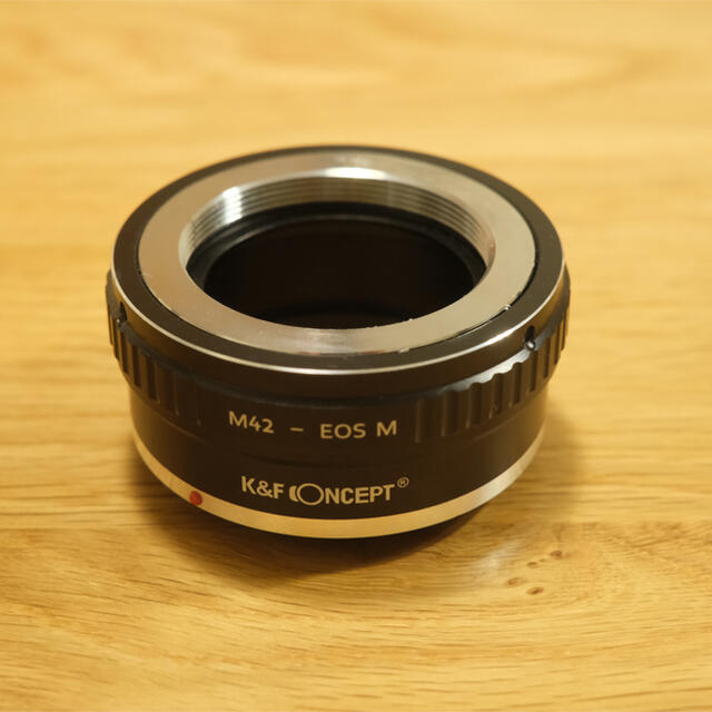Canon(キヤノン)のK&F Concept M42-EF-M マウントアダプター　Canon スマホ/家電/カメラのカメラ(レンズ(単焦点))の商品写真