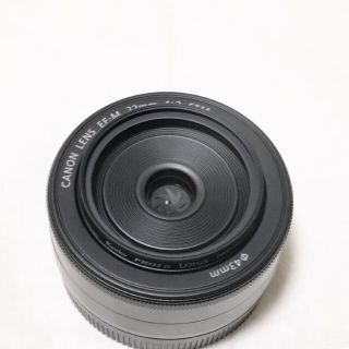 キヤノン(Canon)の（専用） EF-M22mm F2 STM グラファイト レンズフィルター付(レンズ(単焦点))