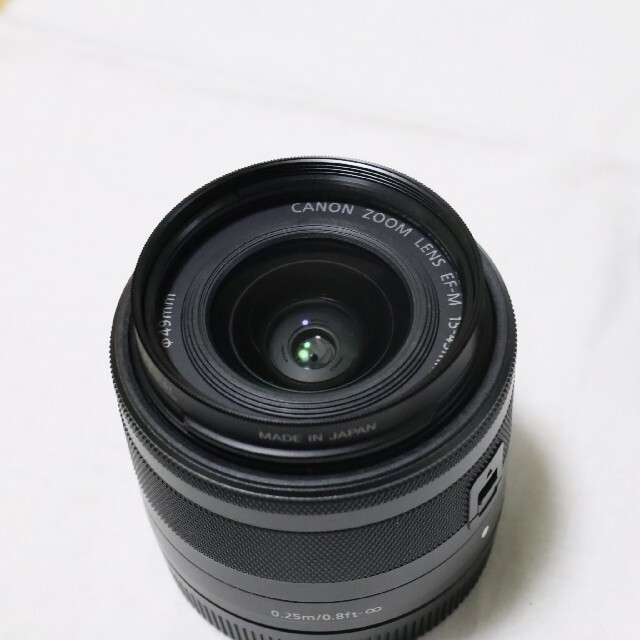 Canon(キヤノン)の【専用】Canon EF-M15-45mm F3.5-6.3 IS STM スマホ/家電/カメラのカメラ(レンズ(ズーム))の商品写真