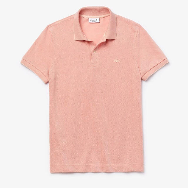 最終値下げ★ラコステレギュラーフィット ペールカラーポロシャツ（半袖）ピンク ポロシャツ