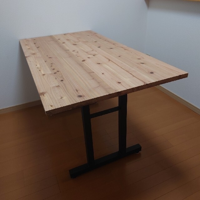 無垢板テーブル アイアンテーブル ダイニングテーブル