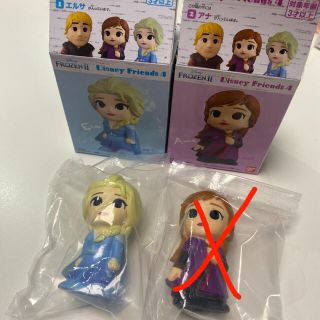 アナトユキノジョオウ(アナと雪の女王)の新品　アナと雪の女王　ディズニーフレンズ4 エルサ　フィギュア　マスコット(キャラクターグッズ)