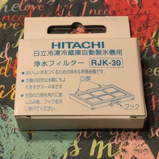 ヒタチ(日立)の日立 冷蔵庫 浄水フィルター RJK-30(冷蔵庫)