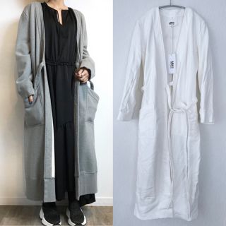 エムエムシックス(MM6)の【新品】MM6 MaisonMargiela スウェットガウンコート(ロングコート)