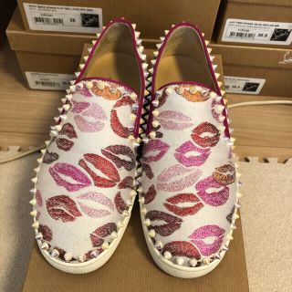 クリスチャンルブタン(Christian Louboutin)のルブタン 正規品 スパイク スニーカー 36(スニーカー)