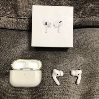 AirPods Pro 2回使用（サイズ合わず出品）ほぼ未使用 ラバーケース付き ...