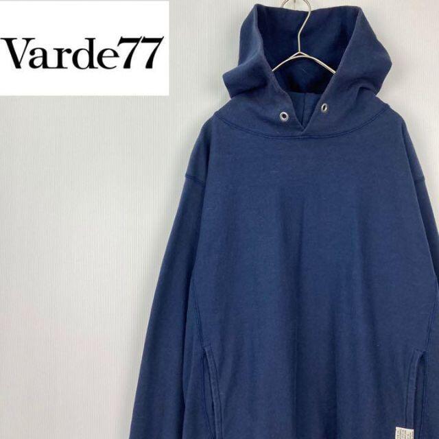 Varde77(バルデセブンティセブン)のVARDE77バルデ77 スウェットパーカーリバースウィーブ古着男子古着女子 メンズのトップス(パーカー)の商品写真