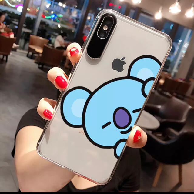 防弾少年団(BTS)(ボウダンショウネンダン)のBTS BT21 KOYA iPhoneケース スマホ/家電/カメラのスマホアクセサリー(iPhoneケース)の商品写真