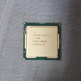 中古 Intel Core i7 9700 CPU(PCパーツ)