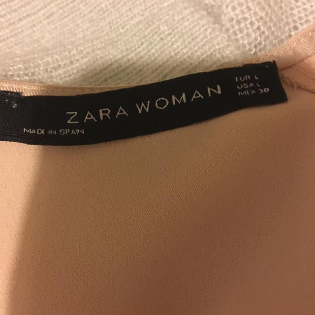 ZARA(ザラ)のZARA ピンクブラウス レディースのトップス(シャツ/ブラウス(半袖/袖なし))の商品写真